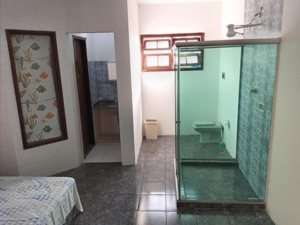 Koupelna v ubytování Varandas do Arraial- Hostel