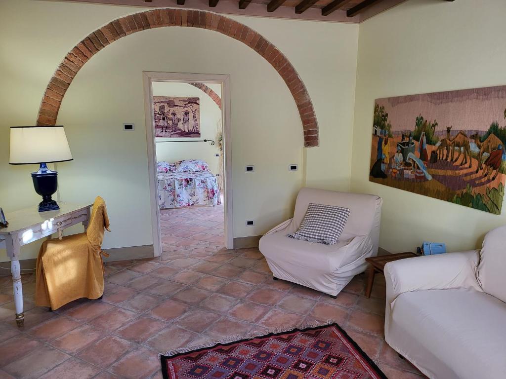 Posezení v ubytování Agriturismo Le Querce