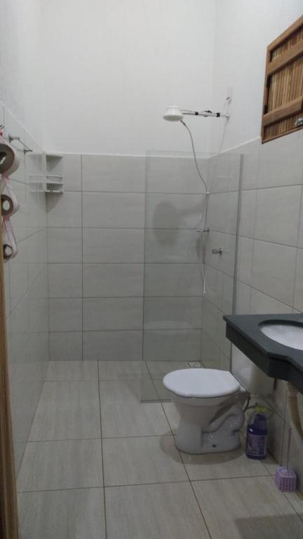 Koupelna v ubytování Pousada do Chicó
