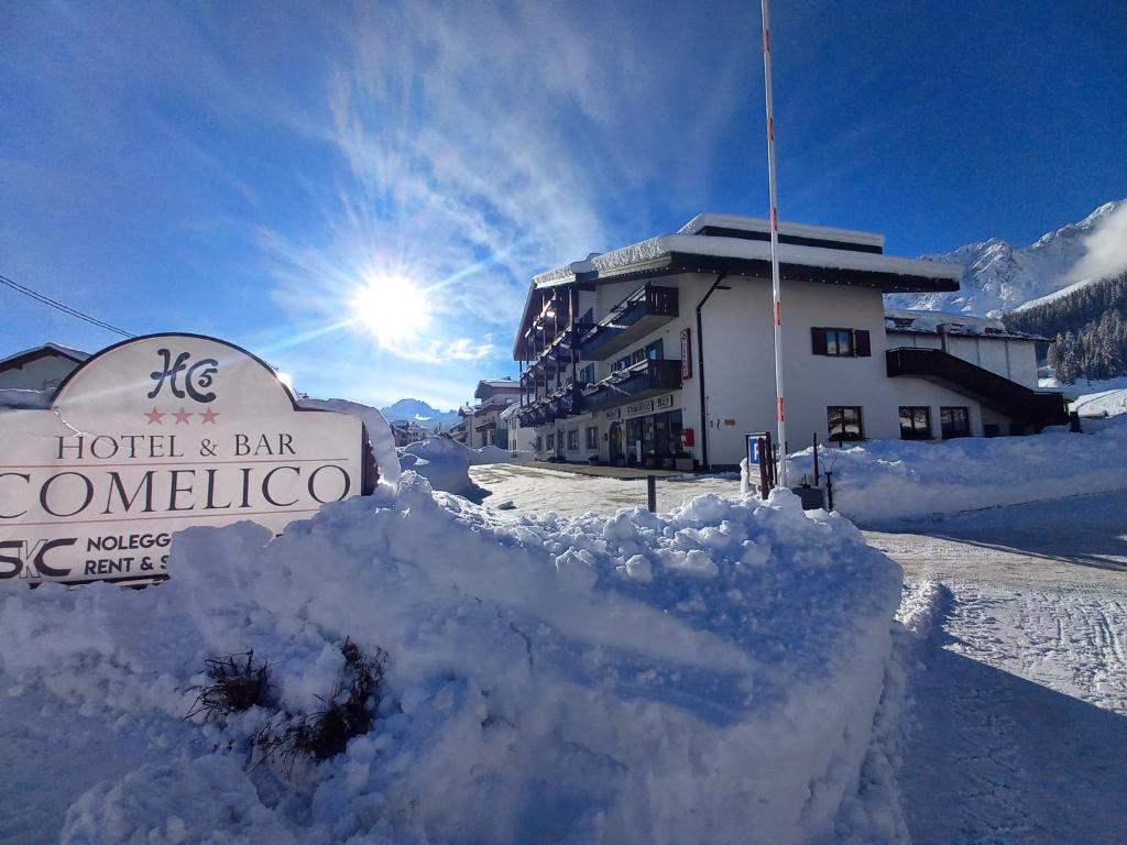 Hotel Comelico v zimě