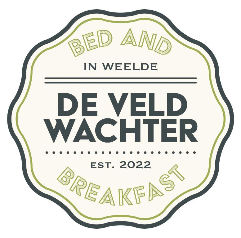 een etiket voor een bed en in een gewogen watcher ontbijt bij B&B De Veldwachter in Ravels