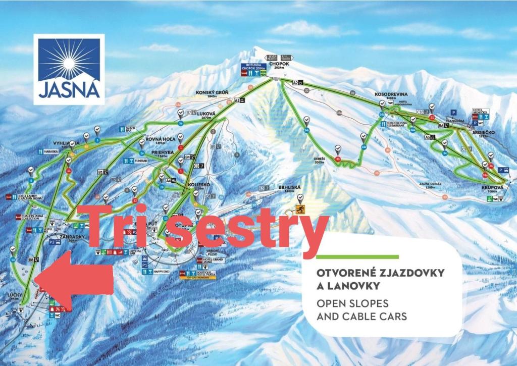 Lyžování v aparthotelu nebo okolí