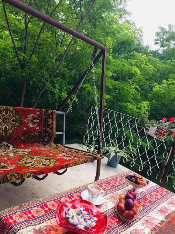 Balkón nebo terasa v ubytování Aygut Guest House