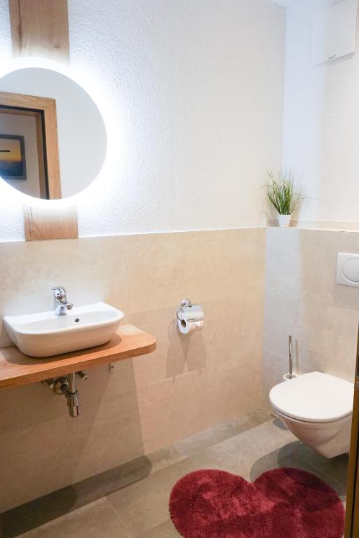 Kúpeľňa v ubytovaní Ferienwohnung Ladner