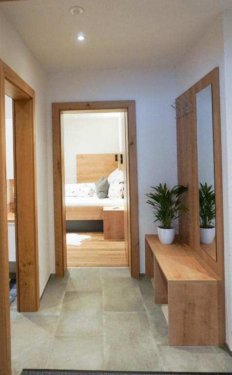 Posteľ alebo postele v izbe v ubytovaní Ferienwohnung Ladner