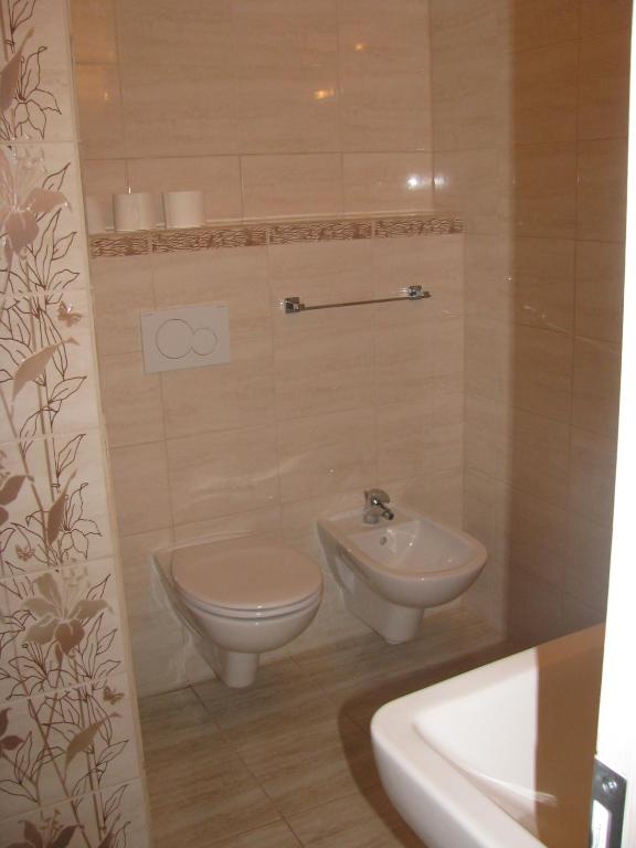 Koupelna v ubytování Apartmán Olomouc Ručilova