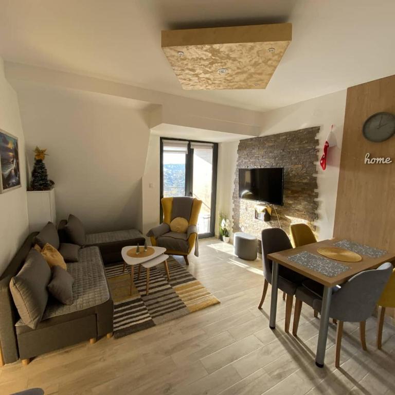 Posezení v ubytování APARTMAN FEELING