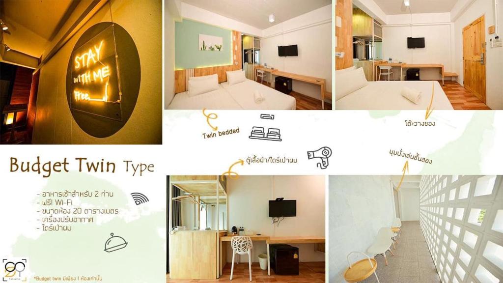 Postel nebo postele na pokoji v ubytování The Cozy Hotel