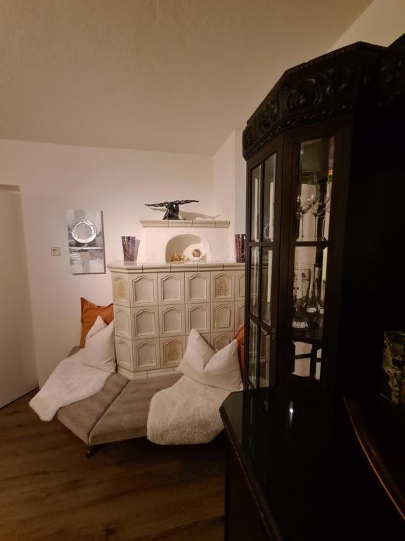 Postel nebo postele na pokoji v ubytování Ferienwohnung Huber