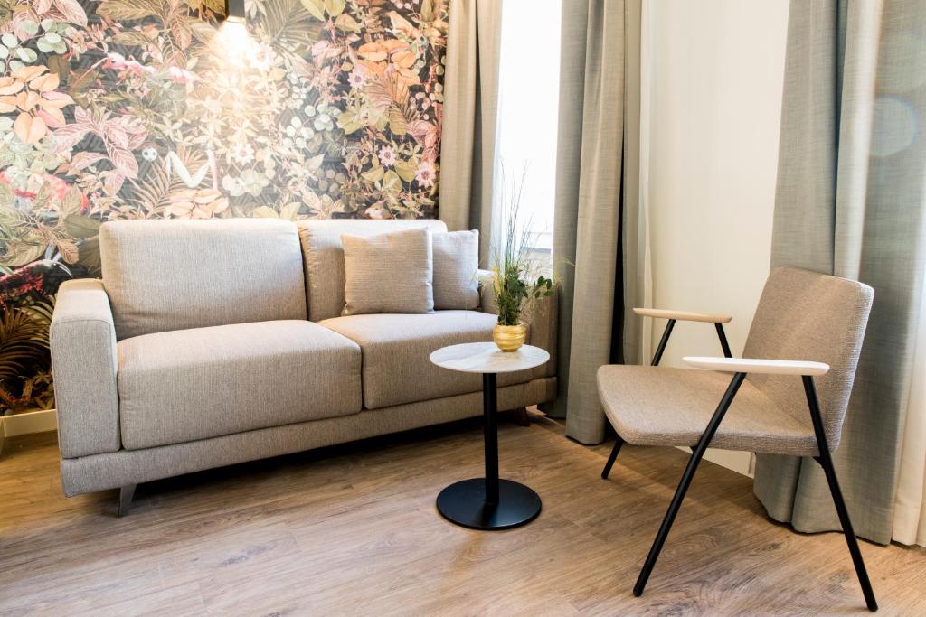 Posezení v ubytování Adaastra Boutique Hotel