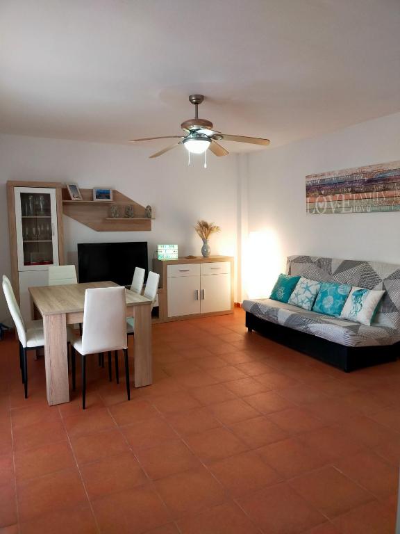 Posezení v ubytování Apartamento Naturista Vera Paradise
