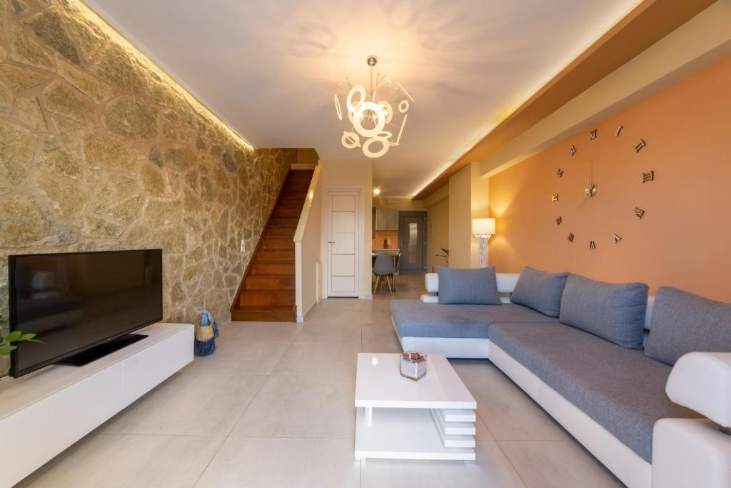 Posezení v ubytování Gold Olive Suites by "elite"