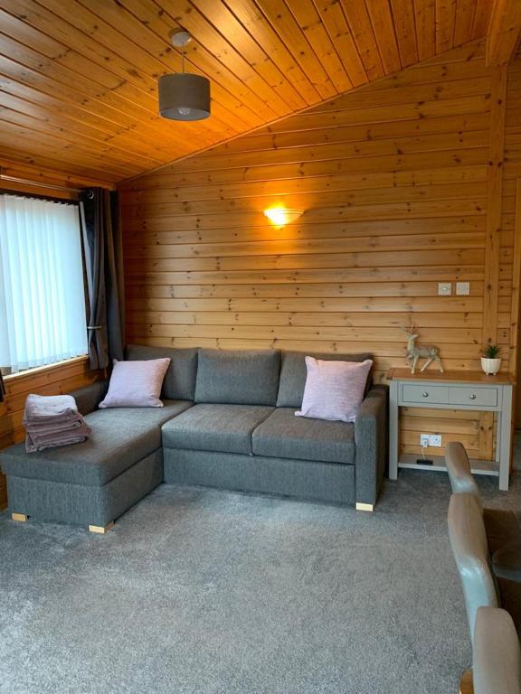 Posezení v ubytování Corrie Lodge, Glendevon