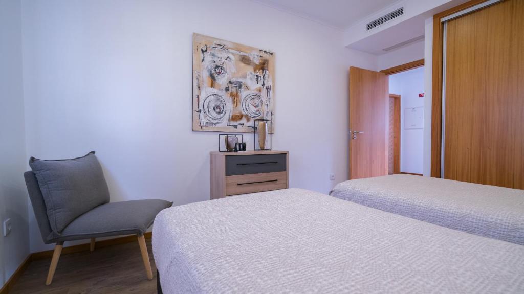 Postel nebo postele na pokoji v ubytování Quinta Rico - House II