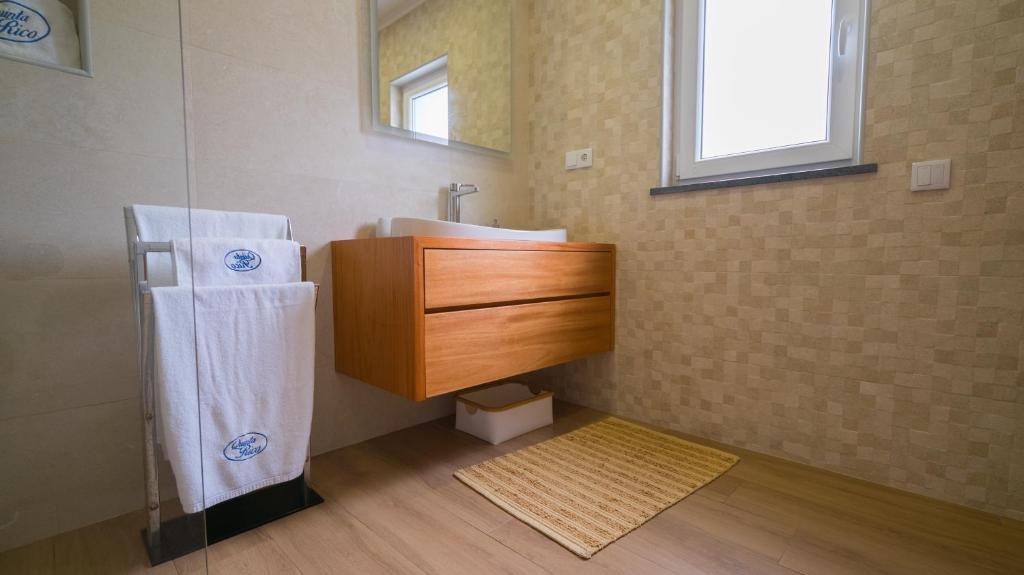 Koupelna v ubytování Quinta Rico - House II