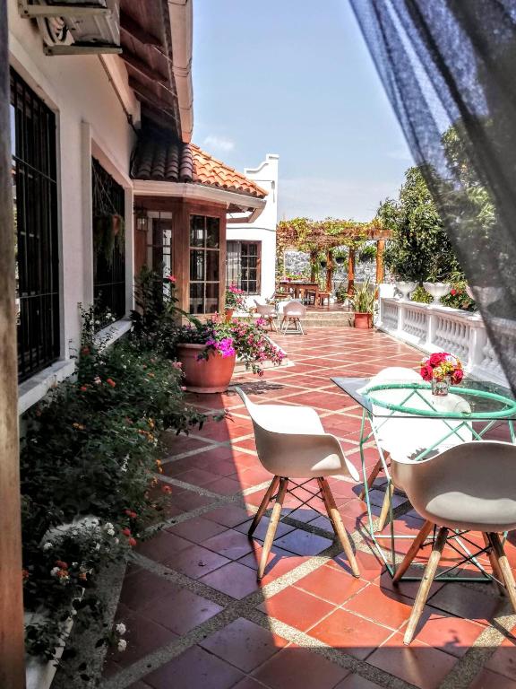 Patio nebo venkovní prostory v ubytování Iguanazu Bed & Breakfast