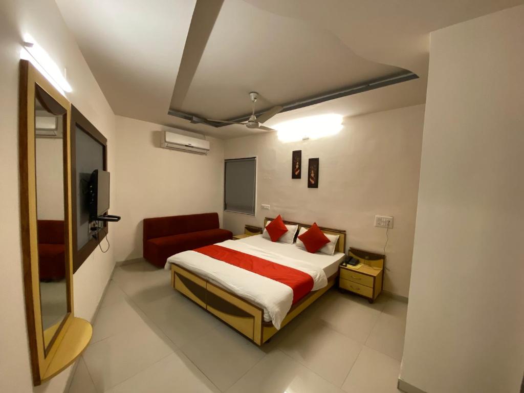 Postel nebo postele na pokoji v ubytování Hotel Riverfront
