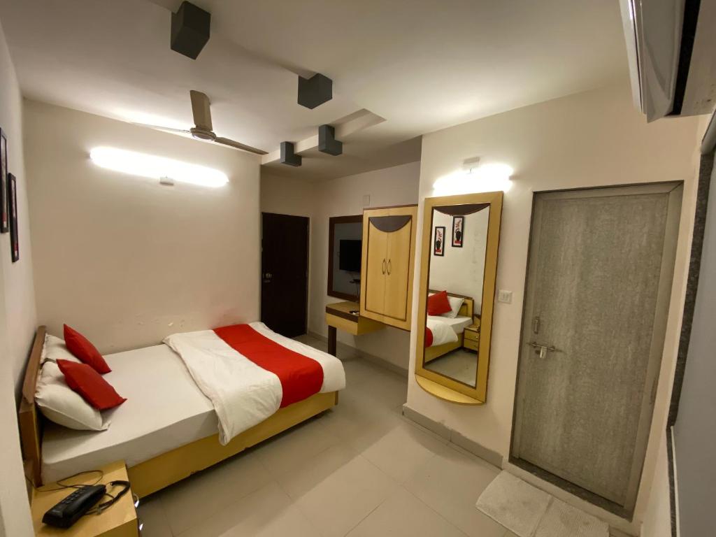 Postel nebo postele na pokoji v ubytování Hotel Riverfront