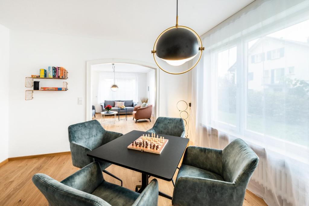 Posezení v ubytování Haus im Zentrum mit Garten