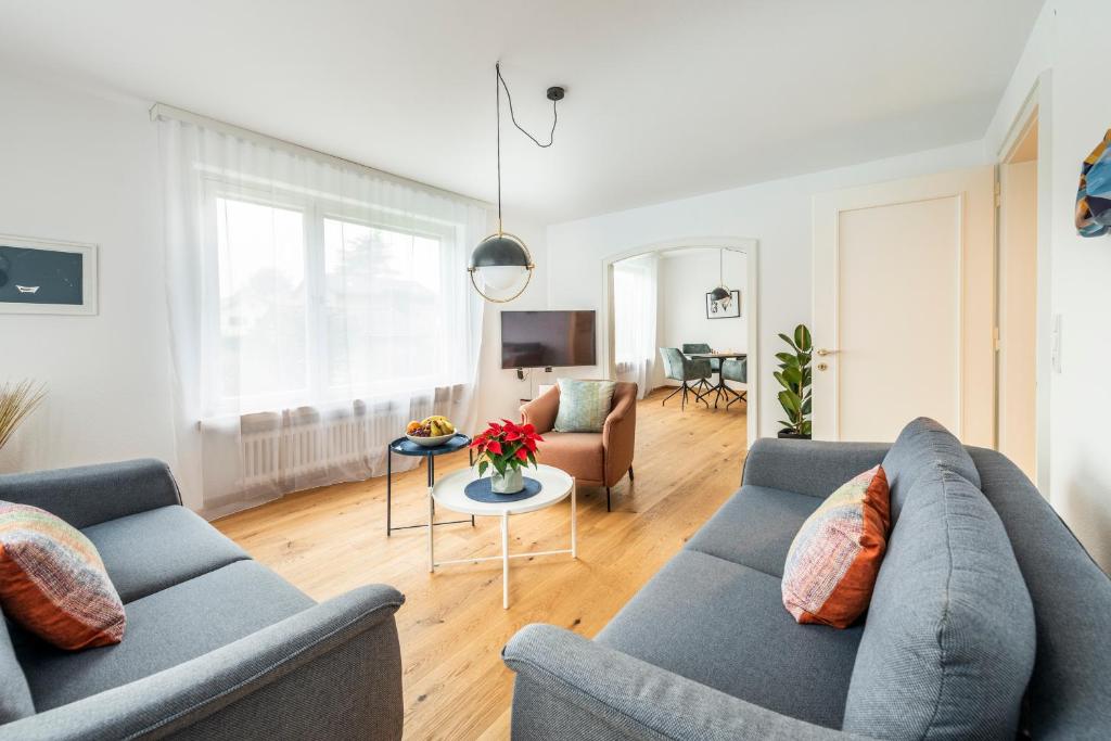 Posezení v ubytování Haus im Zentrum mit Garten