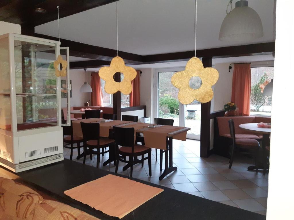 Posezení v ubytování Pension & Ferienhaus Latröpchen