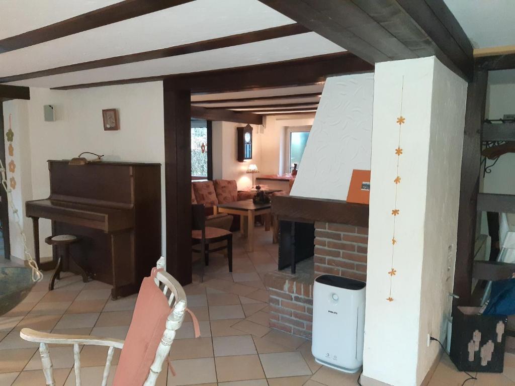 Posezení v ubytování Pension & Ferienhaus Latröpchen