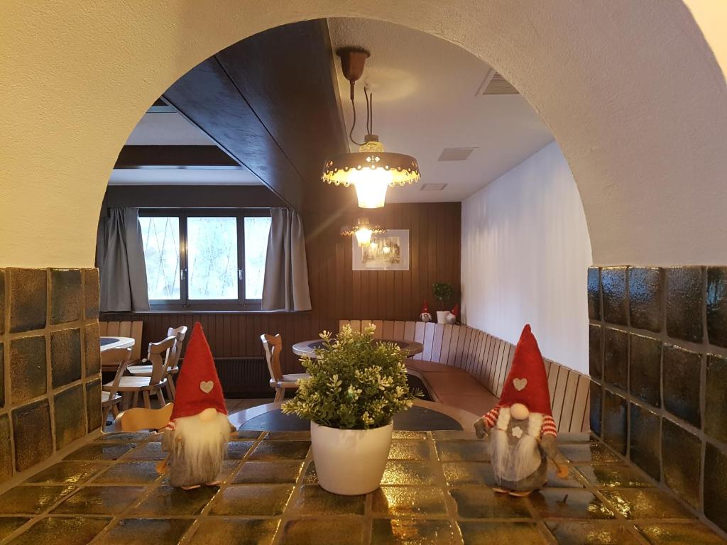 Posezení v ubytování Casa Crap