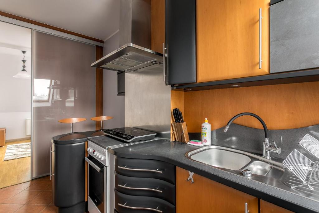 Kuchyňa alebo kuchynka v ubytovaní Rent like home - Arkadia pod Nosalem