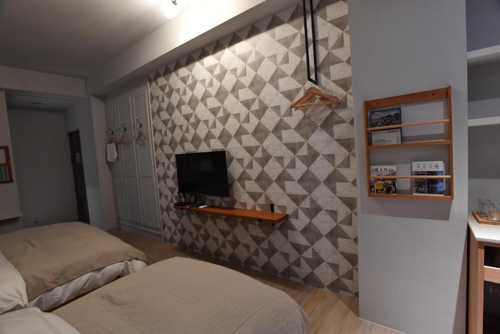 TV a/nebo společenská místnost v ubytování Fu's house 52