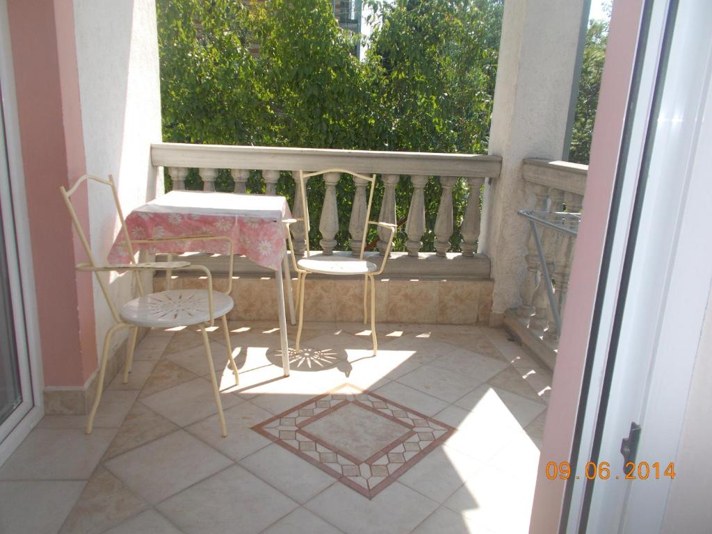 Balkón nebo terasa v ubytování Apartment Gajic