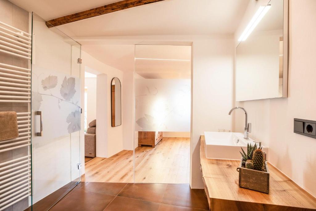 Kuchyňa alebo kuchynka v ubytovaní Brantenhof Ferienwohnung Vinea