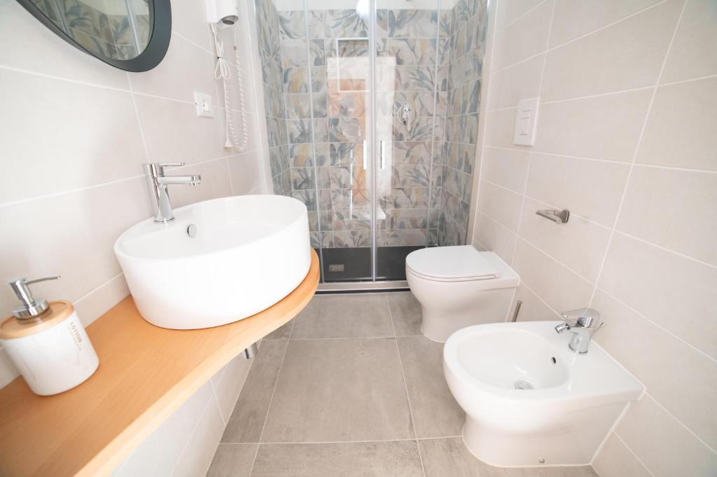 Koupelna v ubytování B&B Belvedere