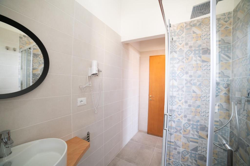 Koupelna v ubytování B&B Belvedere