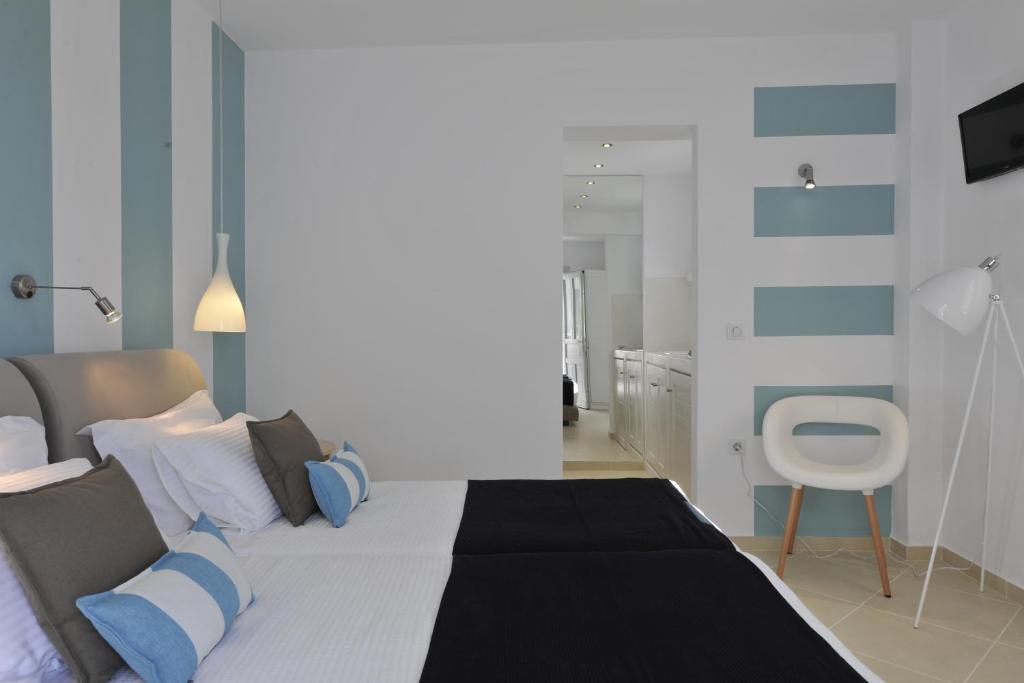Posteľ alebo postele v izbe v ubytovaní Romantica Suites