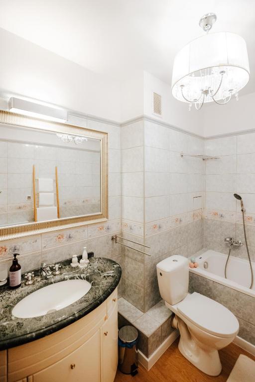 Kúpeľňa v ubytovaní Apartament Rynek Więzienna