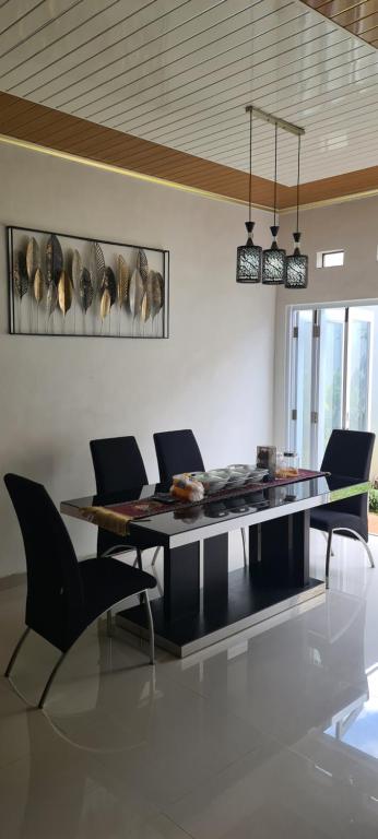 Posezení v ubytování Bandar Lampung Villa