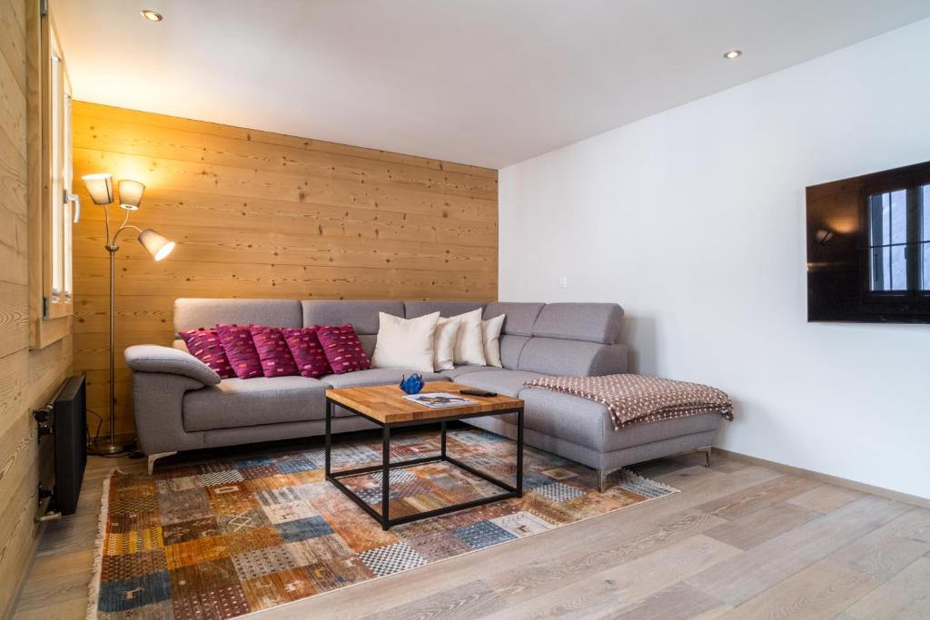 Posezení v ubytování Apartment Ahornisegg - GRIWA RENT AG