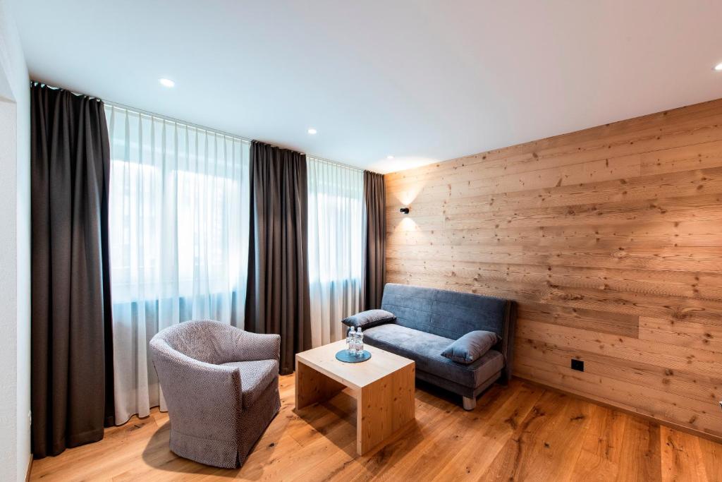 Posezení v ubytování Posthotel Valbella