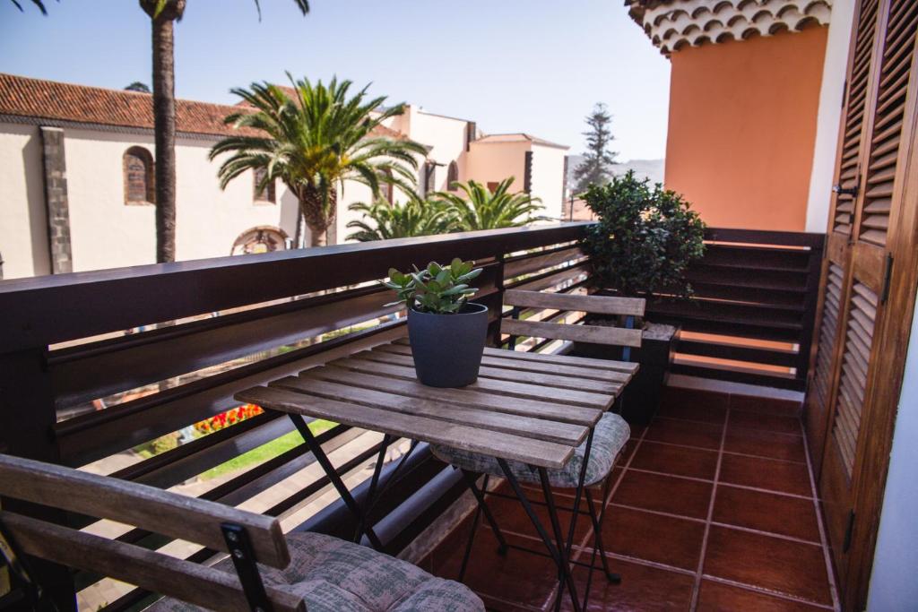 Balkón nebo terasa v ubytování Canary Treasure La Laguna exclusiveness prime location