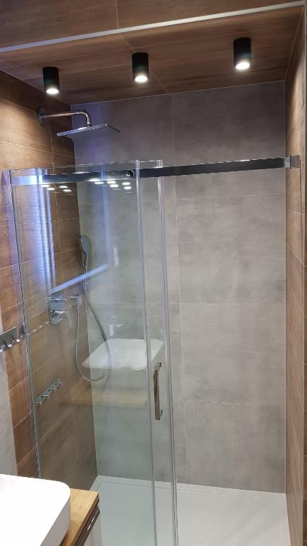 Kúpeľňa v ubytovaní Karpatia Resort Apartament Krystallos