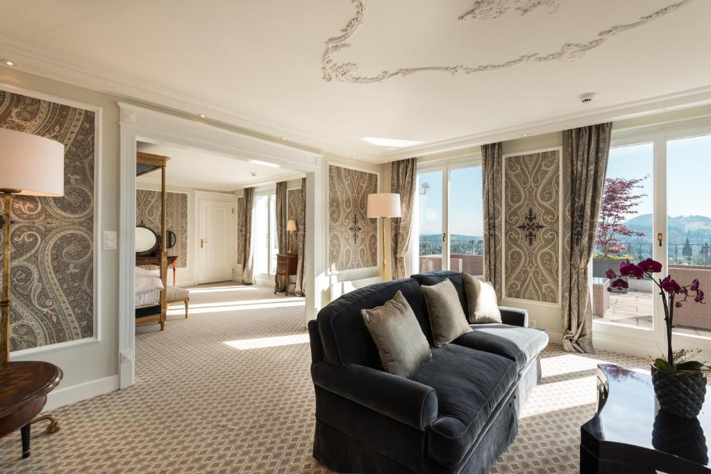 Château Gütsch - Suite De Lujo Con Terraza Y Vista Al Lago