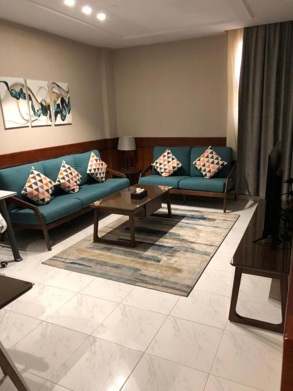 Posezení v ubytování Biz Hotel Apartments