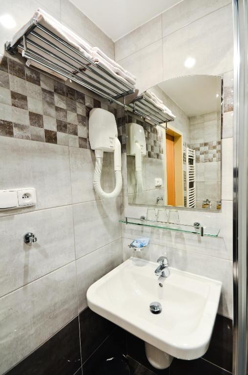 Koupelna v ubytování Hotel Kotyza