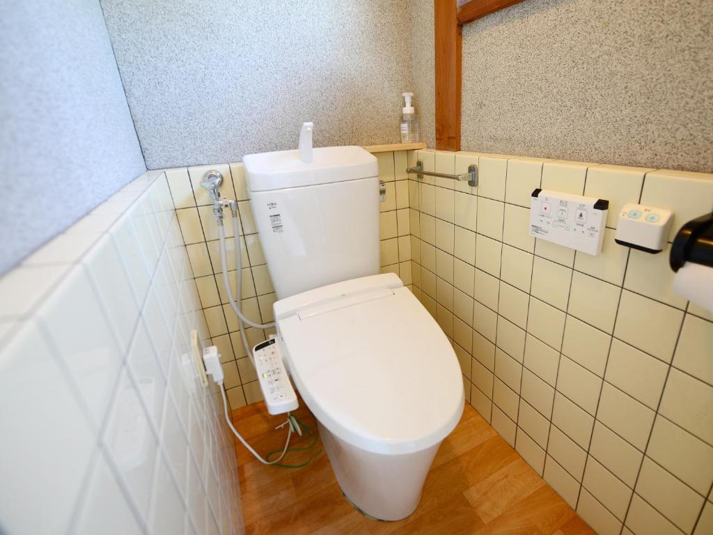 Koupelna v ubytování Haruno Guesthouse