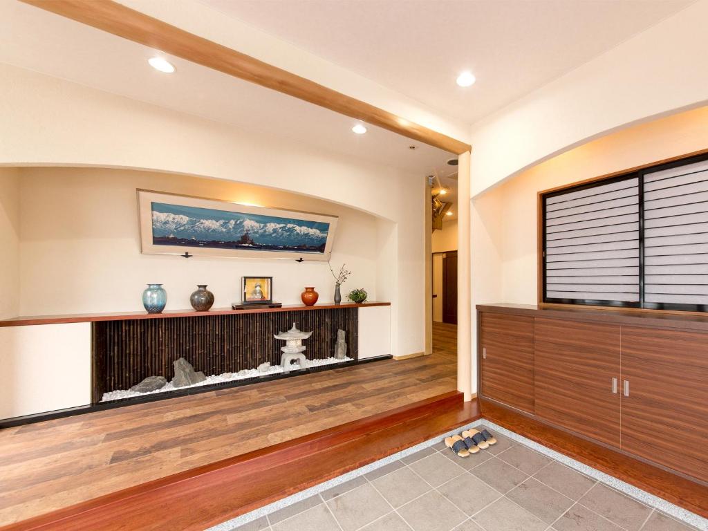 Hall o reception di Tateyama Kurobe Alpine Route Senjuso 立山黒部アルペンルート千寿荘