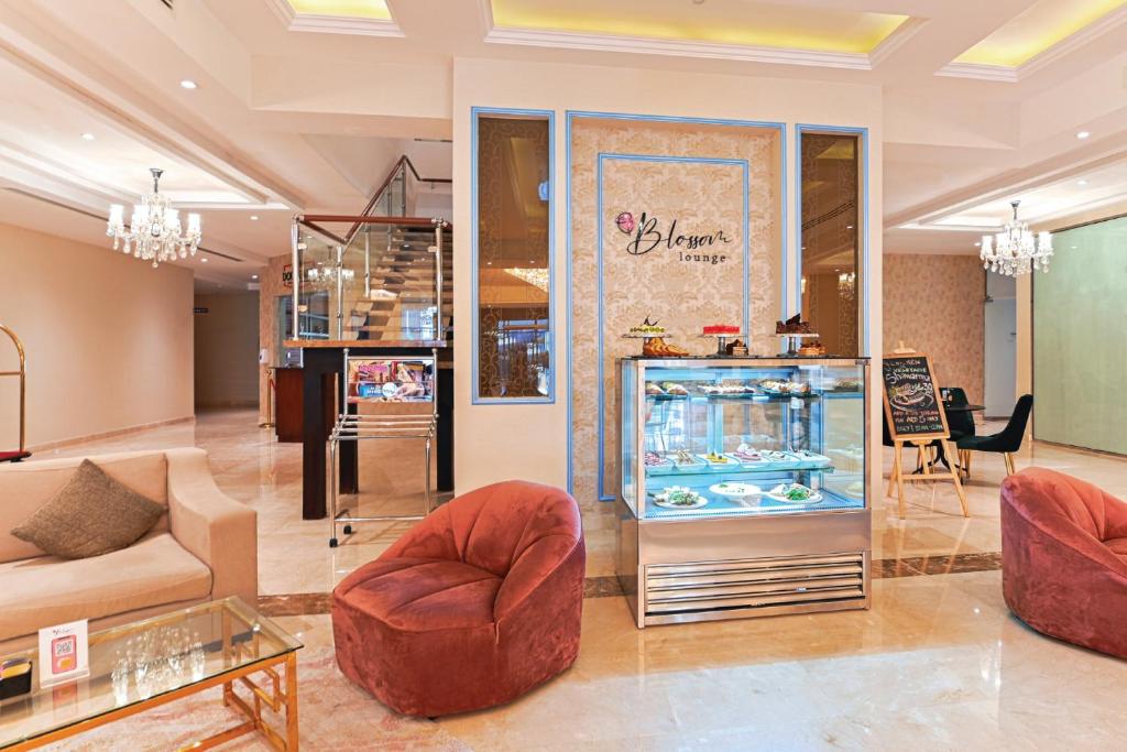 Posezení v ubytování TIME Asma Hotel