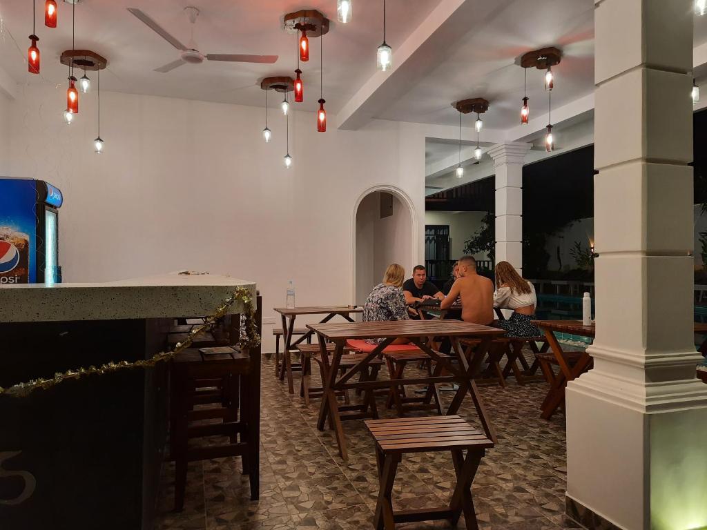 Posezení v ubytování Hotel Calm Haven Unawatuna