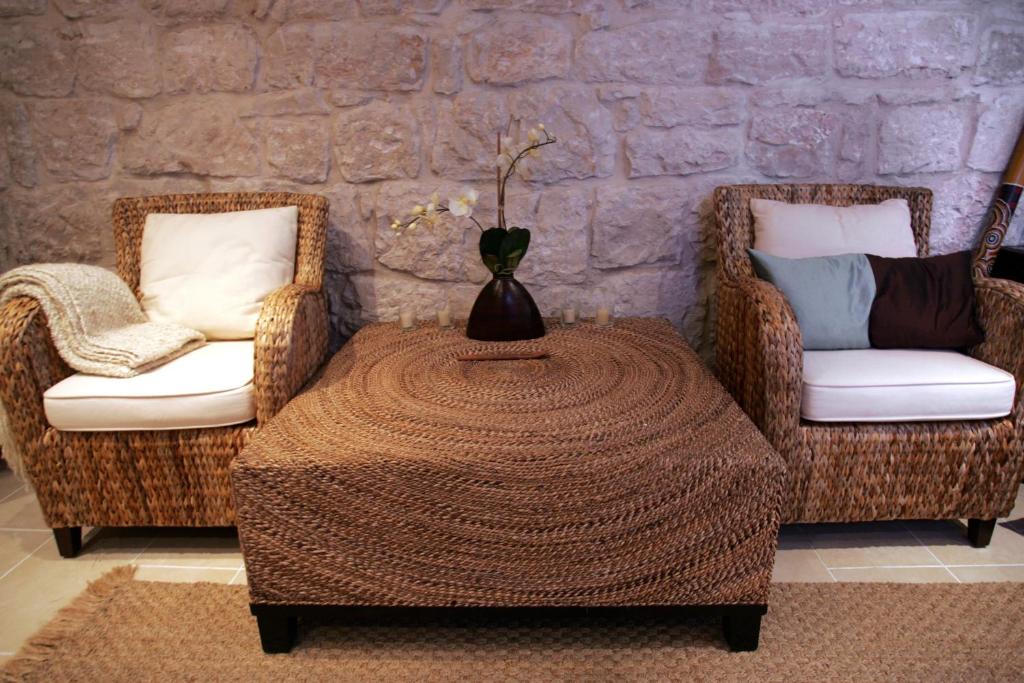 Posezení v ubytování B&B Villa Vis