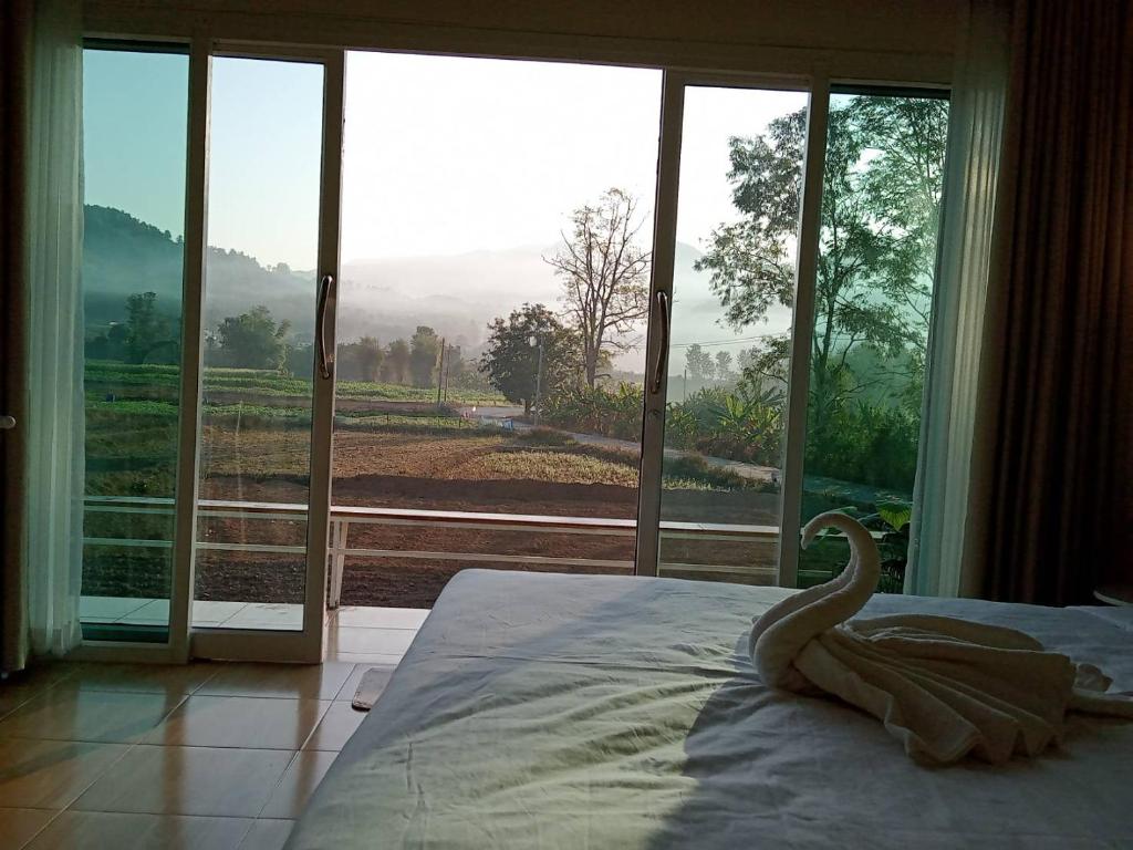 เฮือนป้อหลวง - Chambre Double Avec Vue Sur Montagne