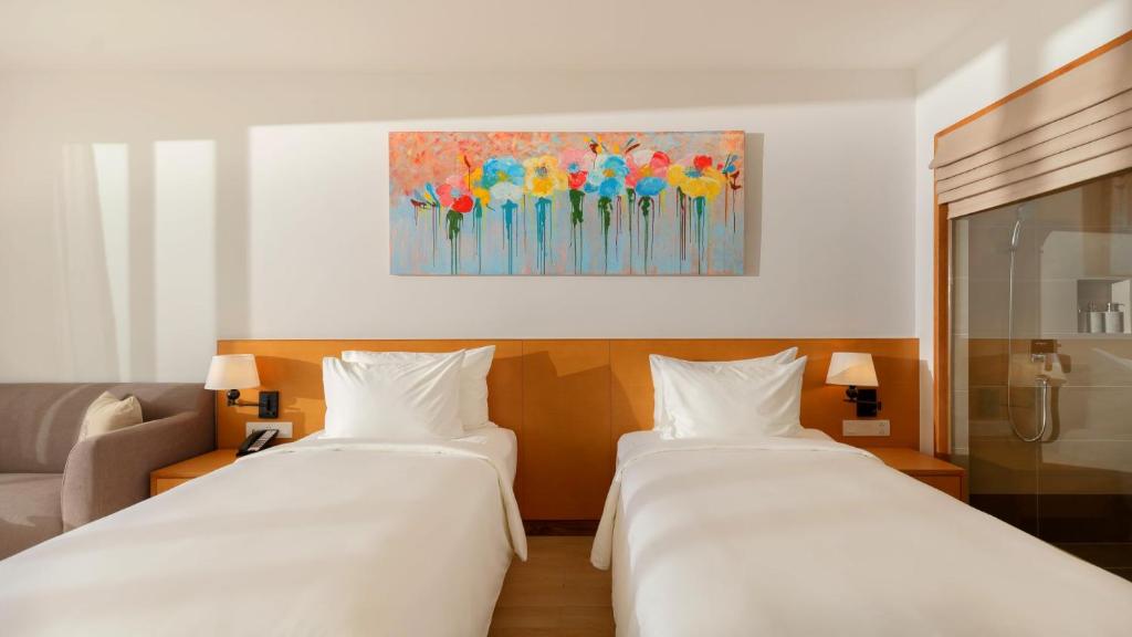 Phòng Premier Deluxe có 2 Giường Đơn